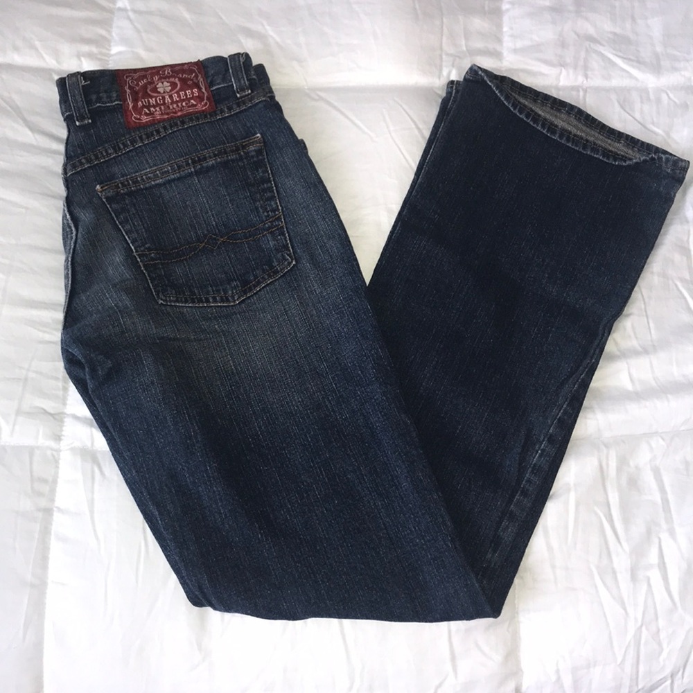 Lucky Brand Mid Rose Flare Dark Wash Jeans sz 4